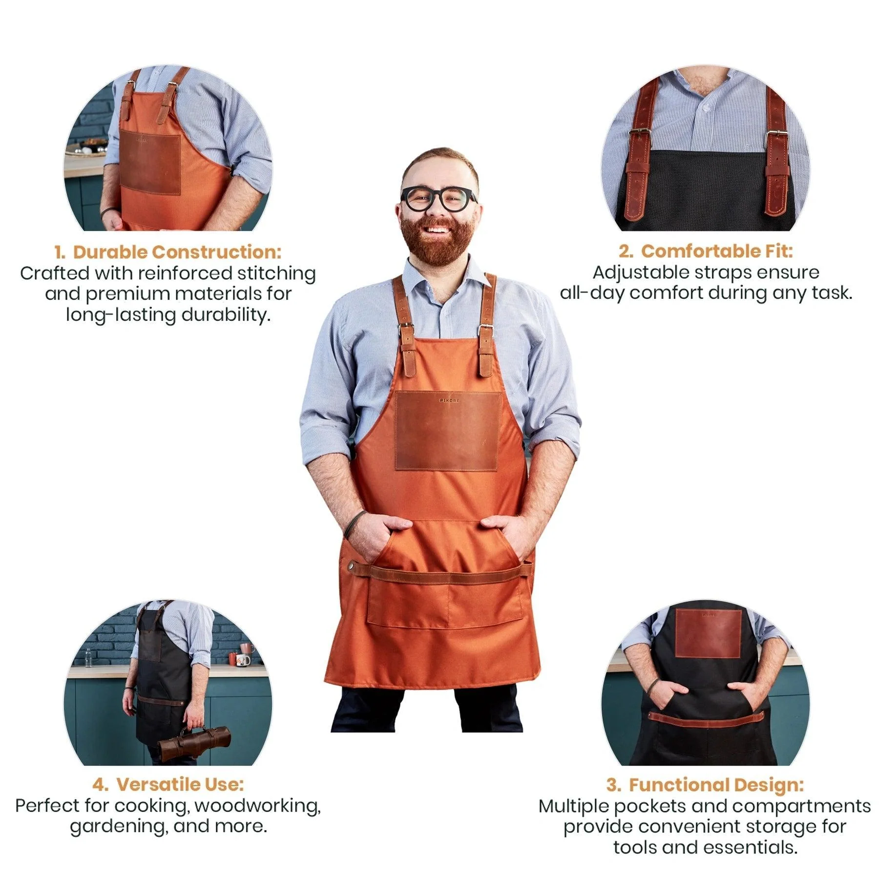 Canvas Chef Apron - Image 5