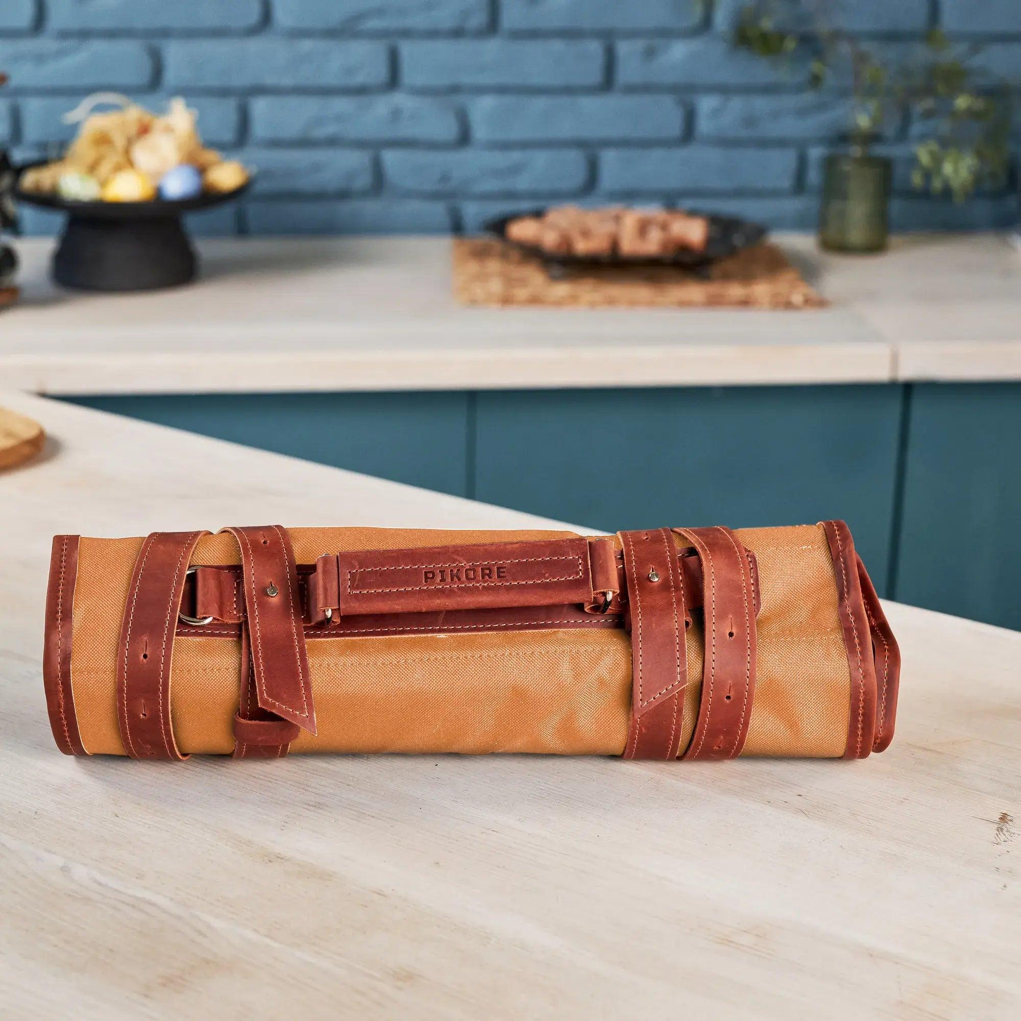 Waxed Canvas Knife Roll - Image 20