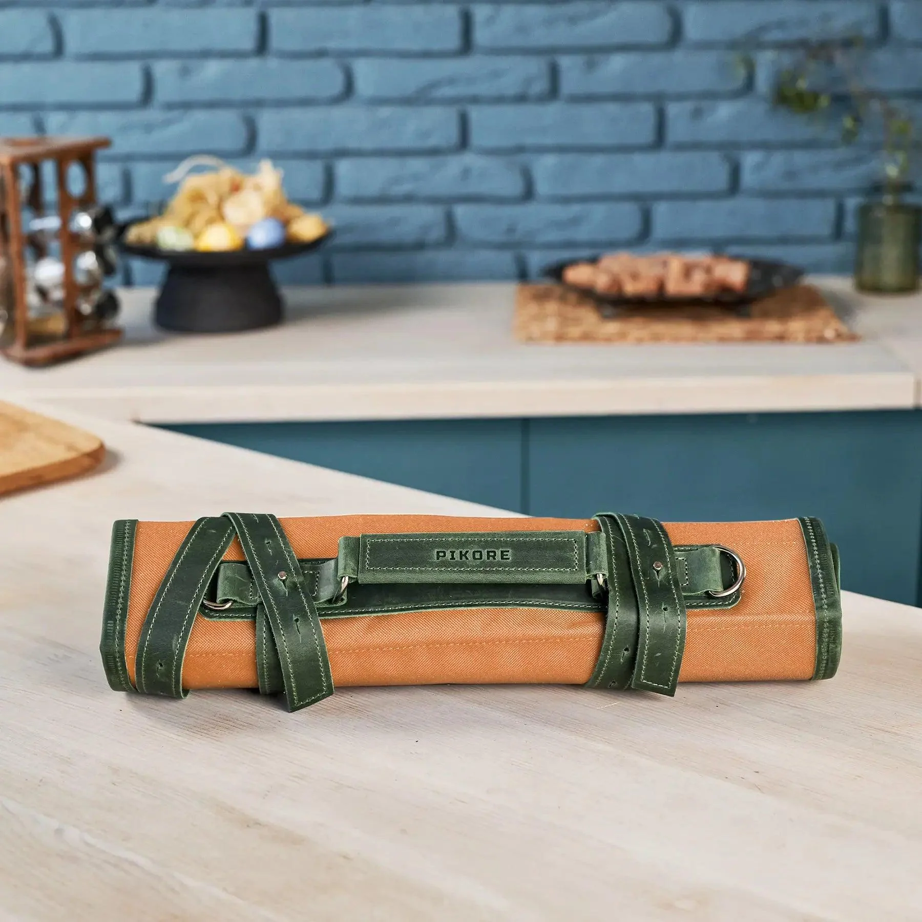 Waxed Canvas Knife Roll - Image 21