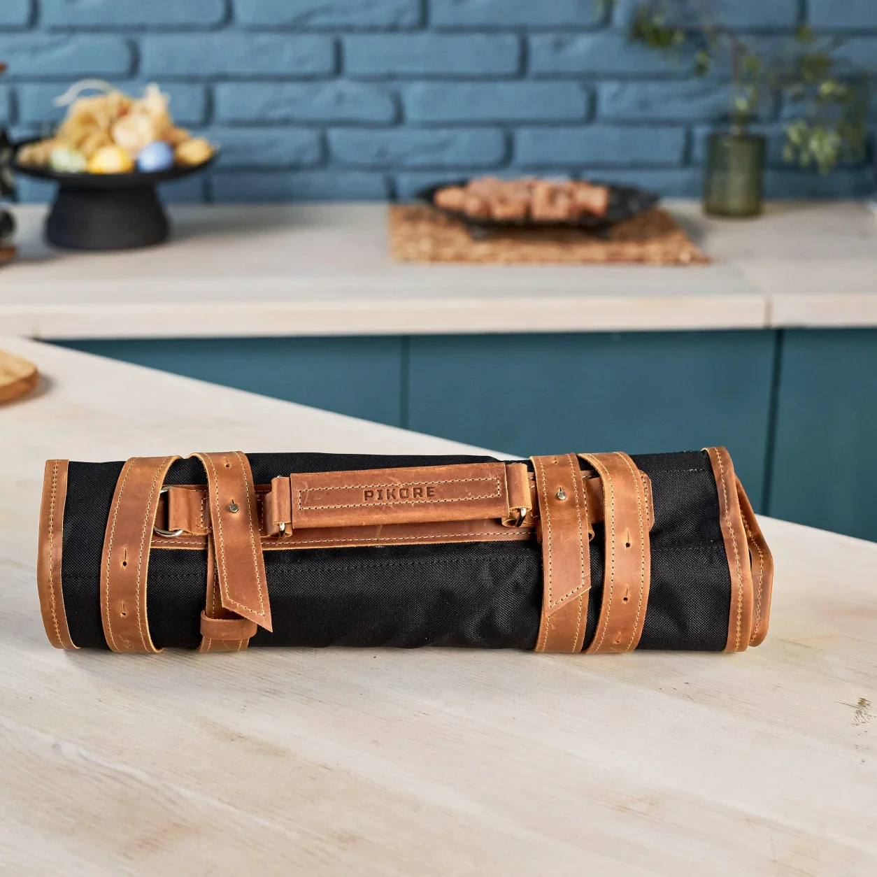 Waxed Canvas Knife Roll - Image 22
