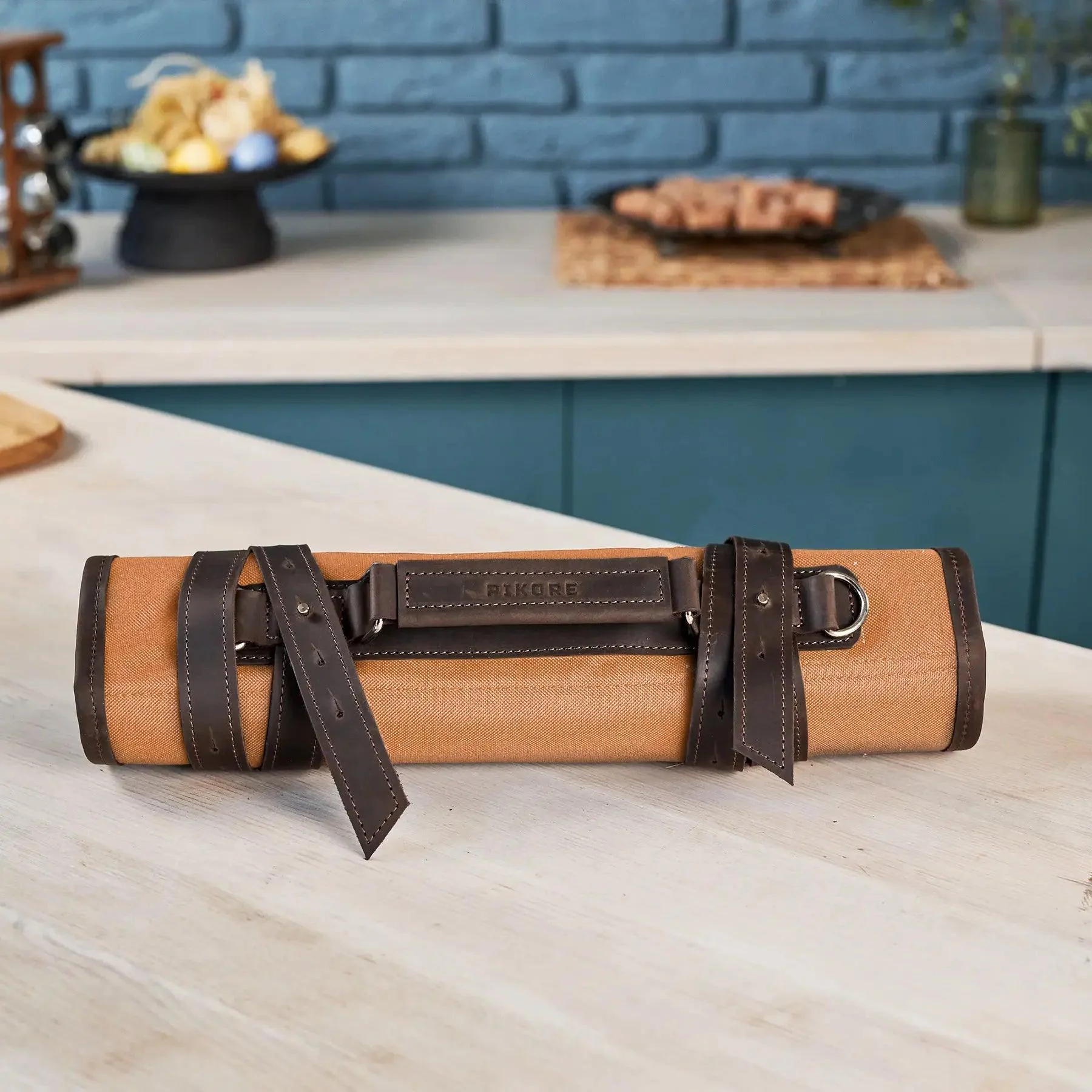 Waxed Canvas Knife Roll - Image 23