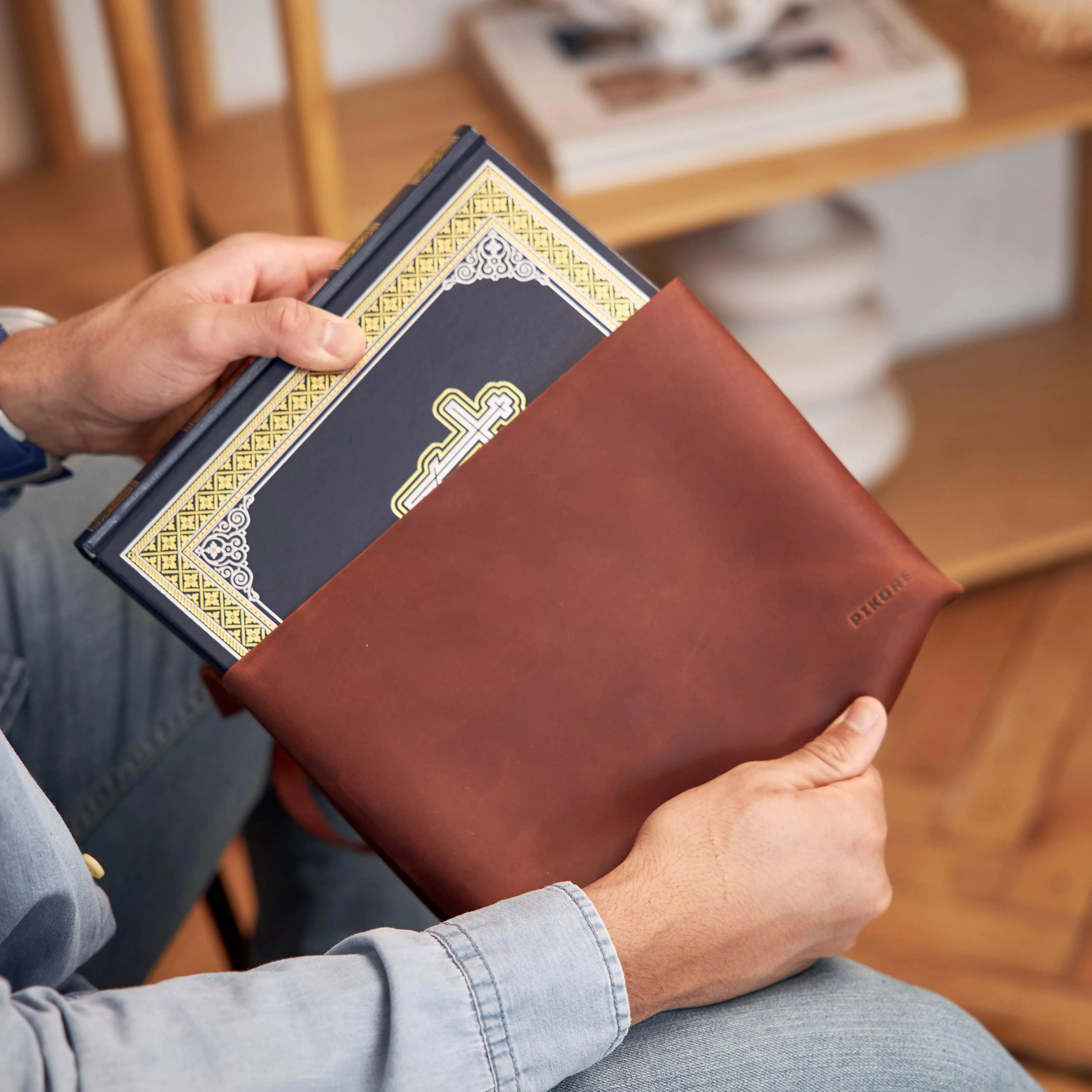 Leather Book Sleeve - Image 10