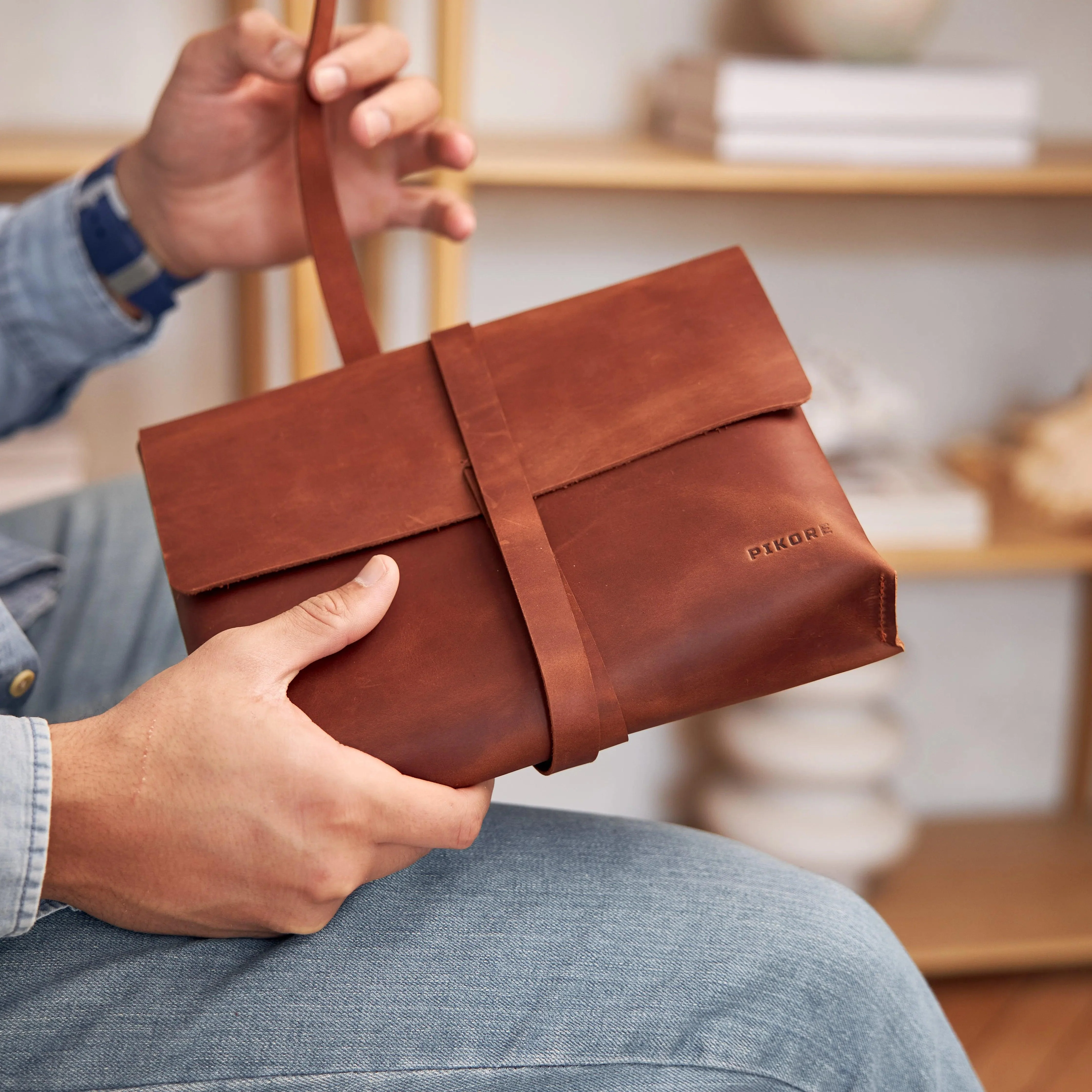 Leather Book Sleeve - Image 12