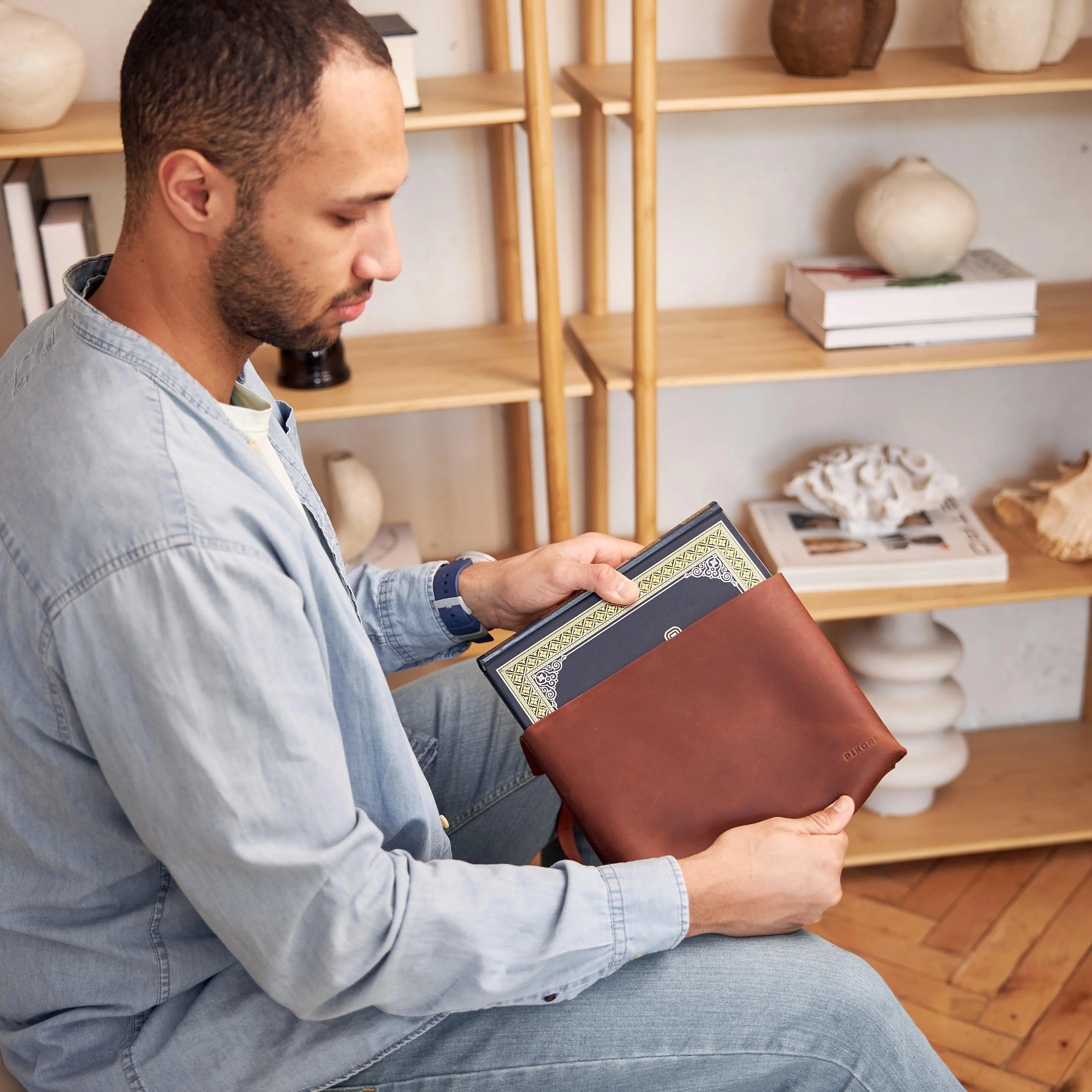 Leather Book Sleeve - Image 13
