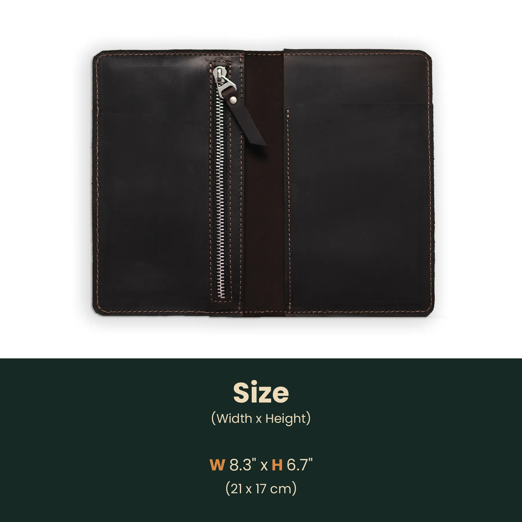 Leather Checkbook Cover - Image 6