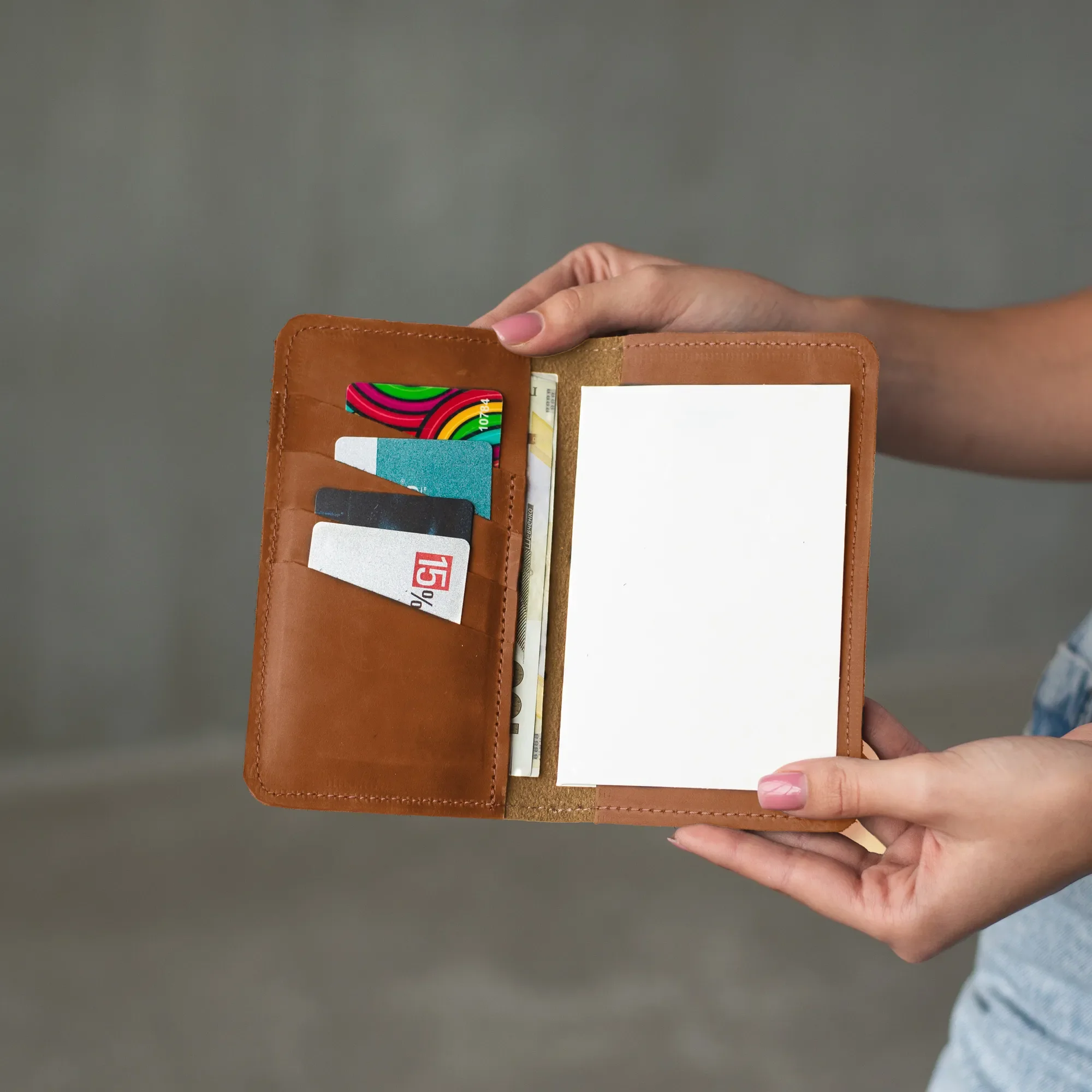 Leather Checkbook Holder - Image 14