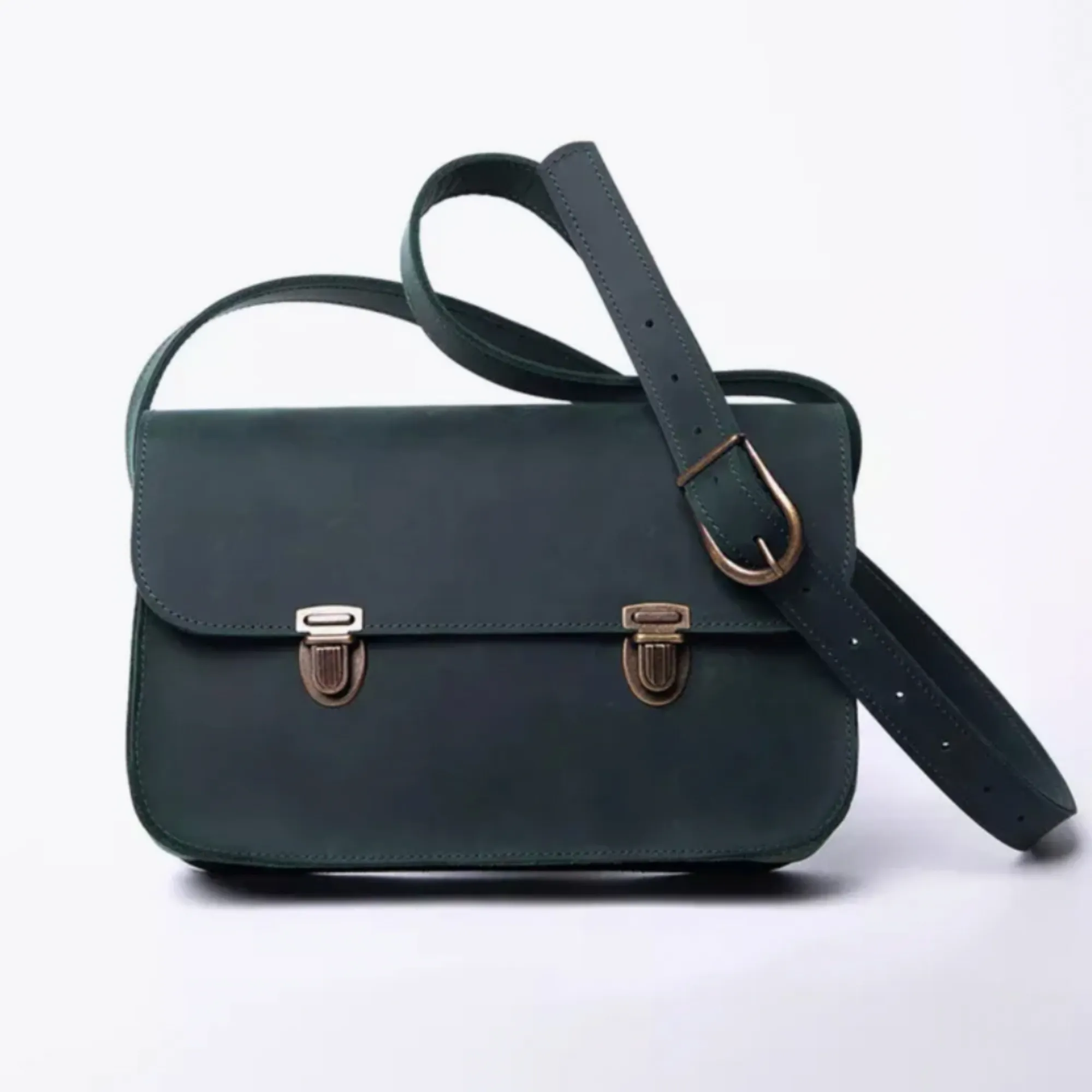 Leather Crossbody Bag - Image 14