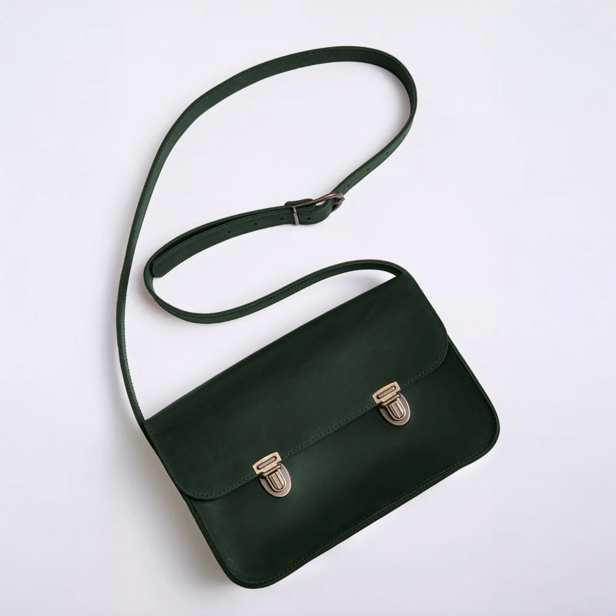 Leather Crossbody Bag - Image 16