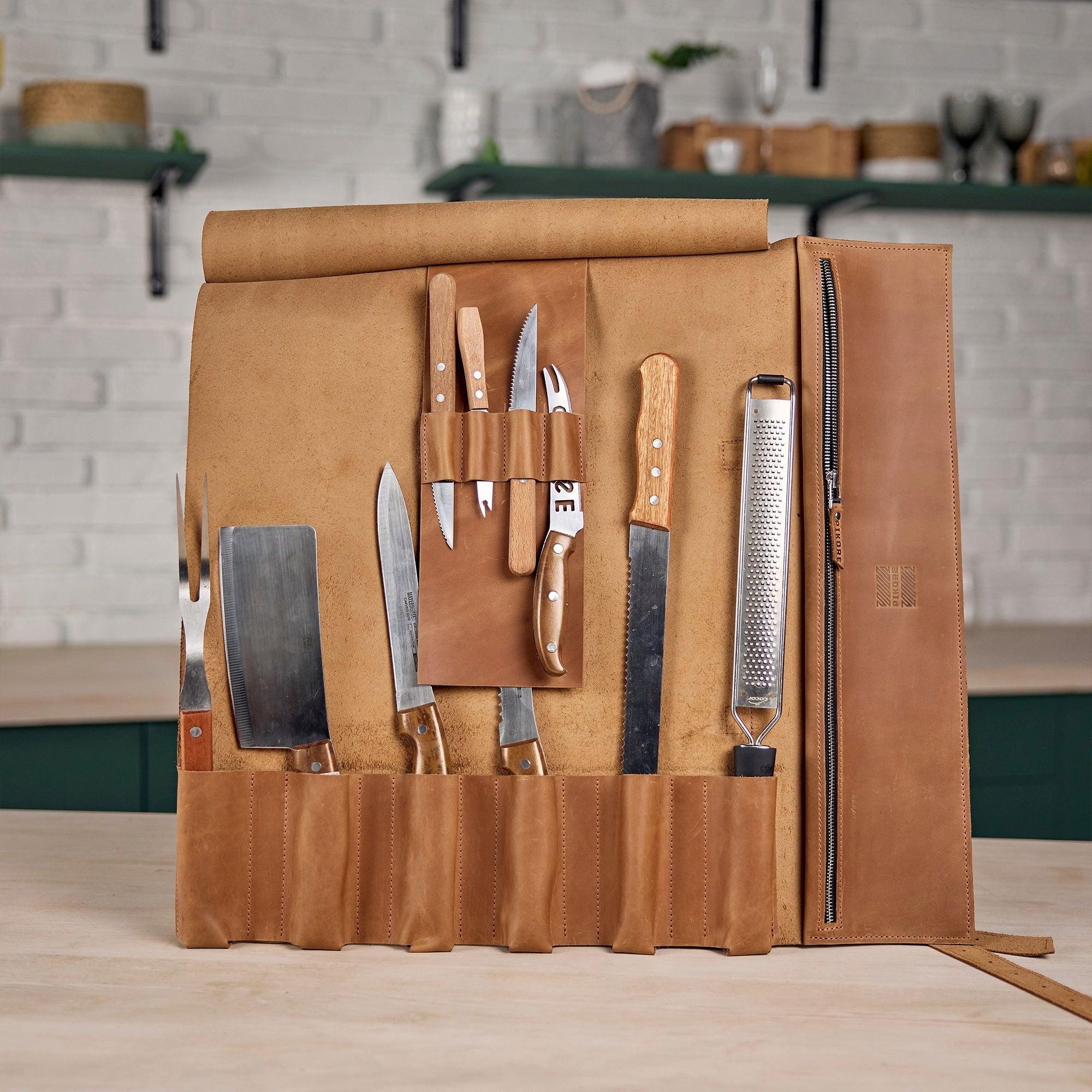 The Professional's Leather Knife Roll - Image 36