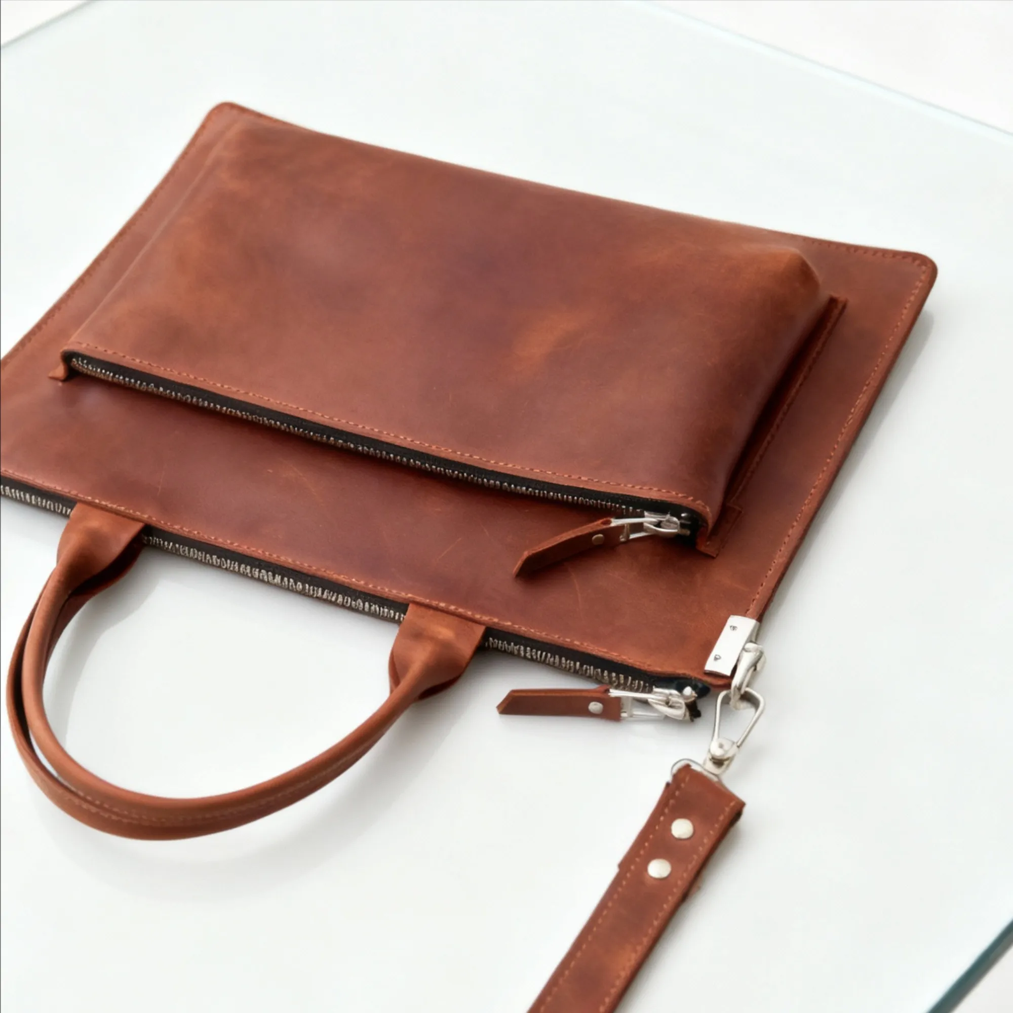 Leather Laptop Bag - Image 18