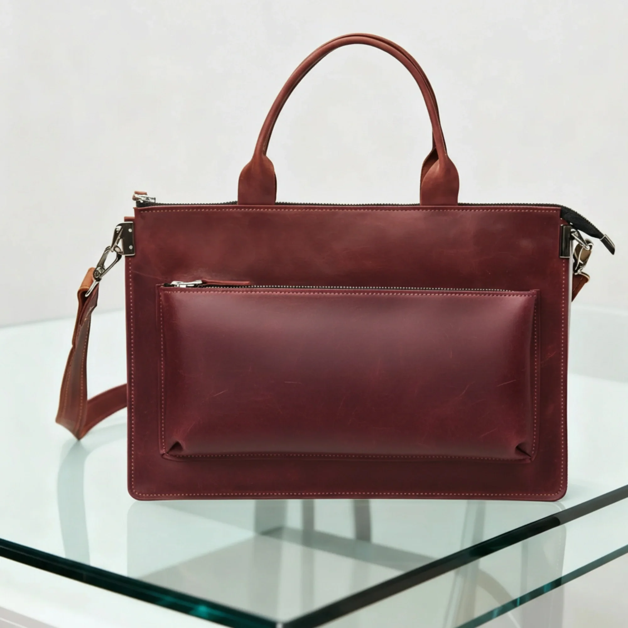 Leather Laptop Bag - Image 20