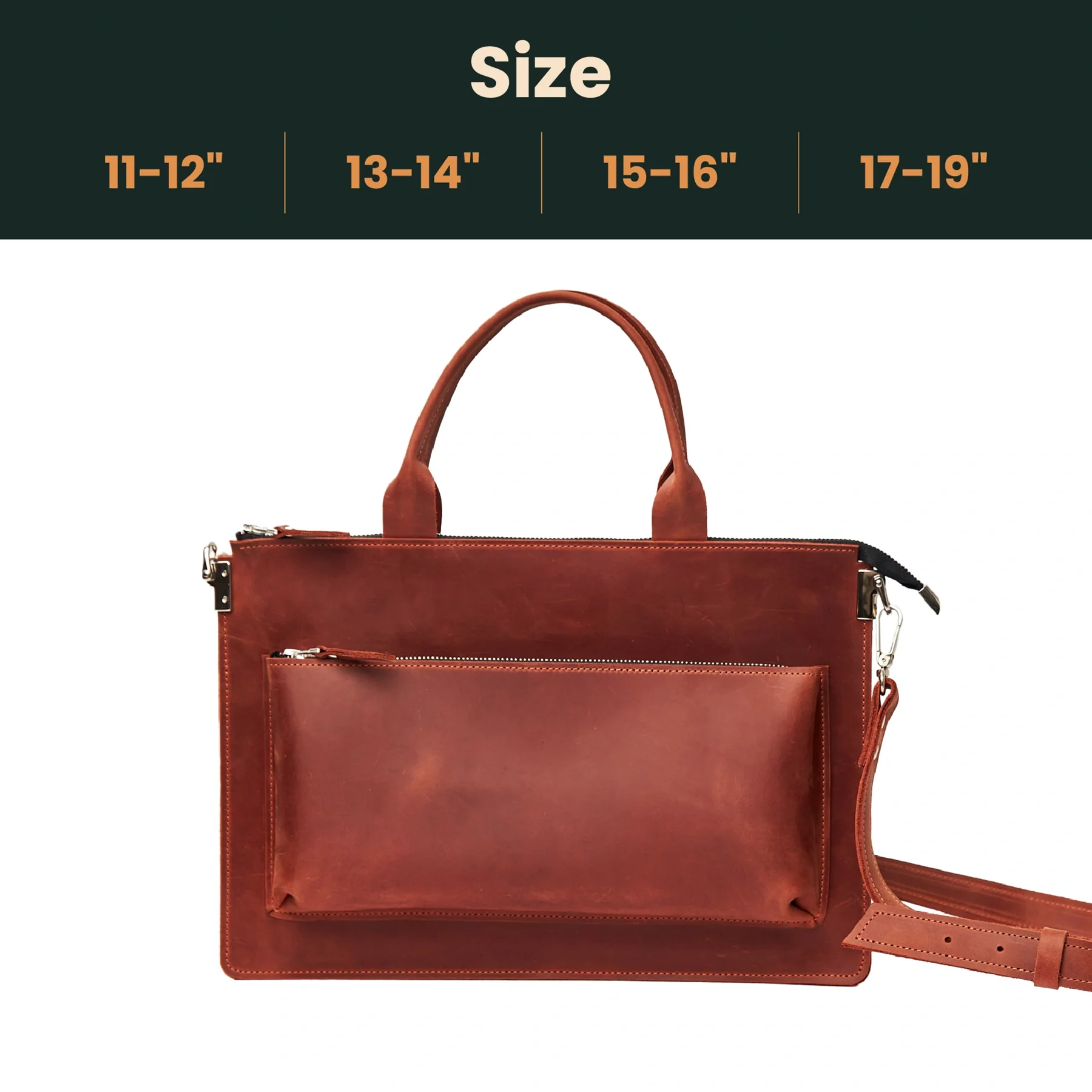 Leather Laptop Bag - Image 5