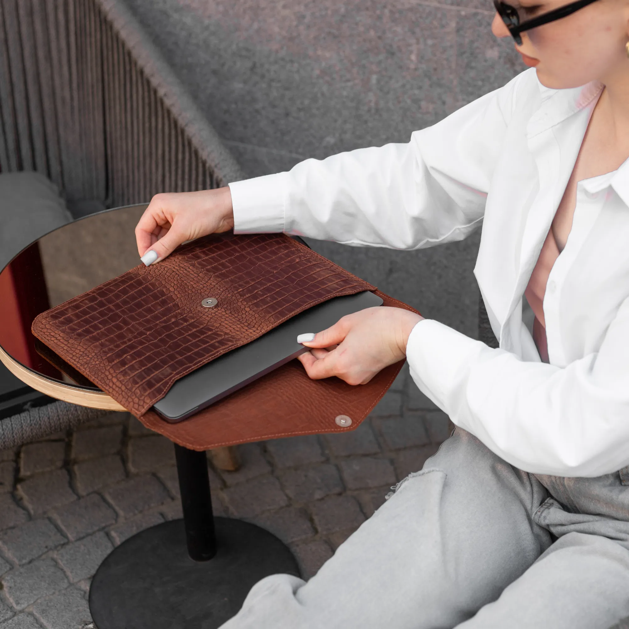 Leather Laptop Case - Image 14
