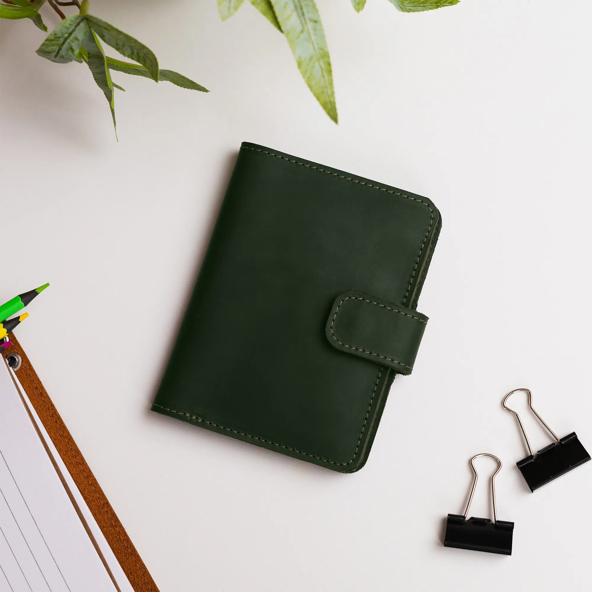 Leather Passport Wallet - Image 13
