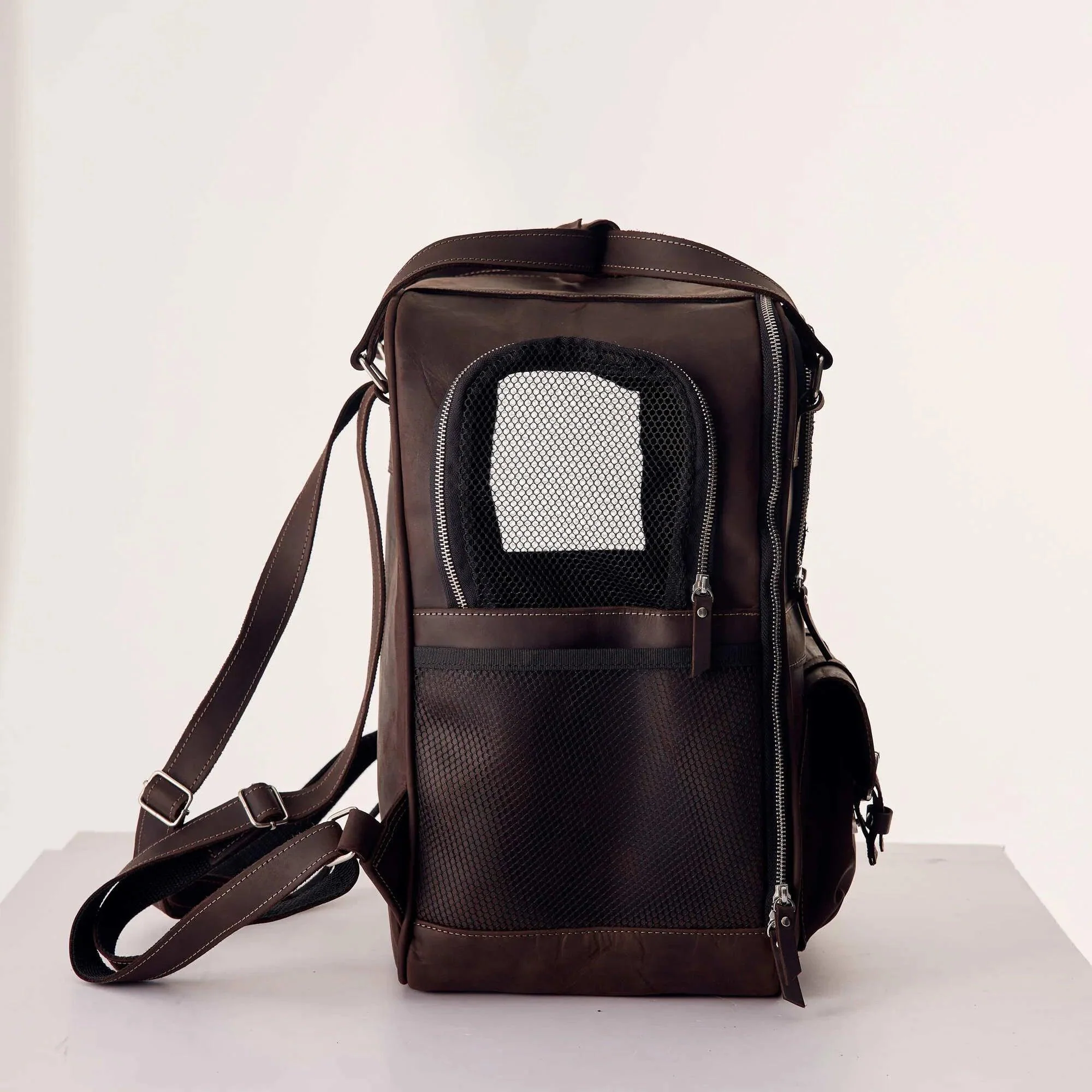 Leather Pet Backpack - Image 22