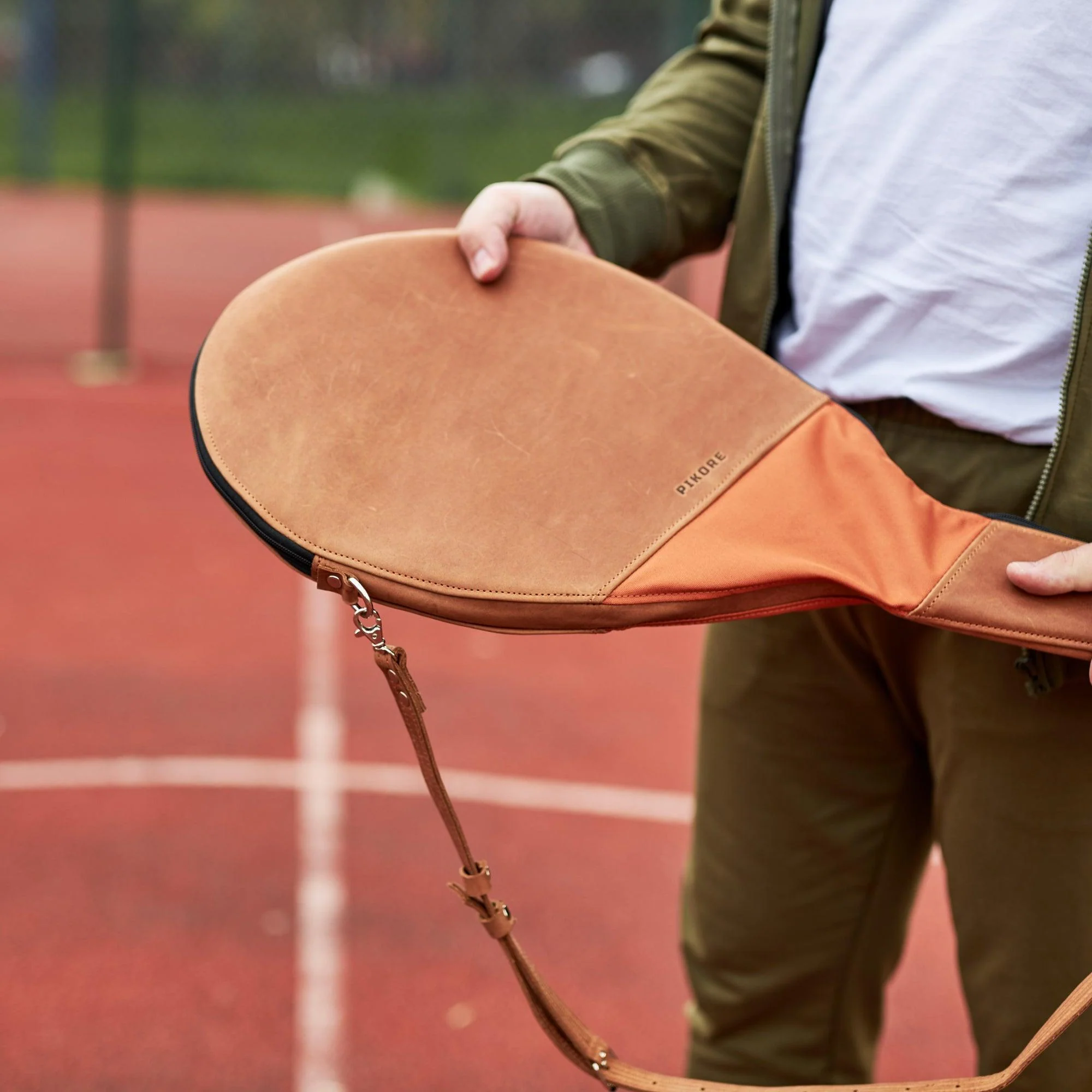 Leather Tennis Bag - Image 10