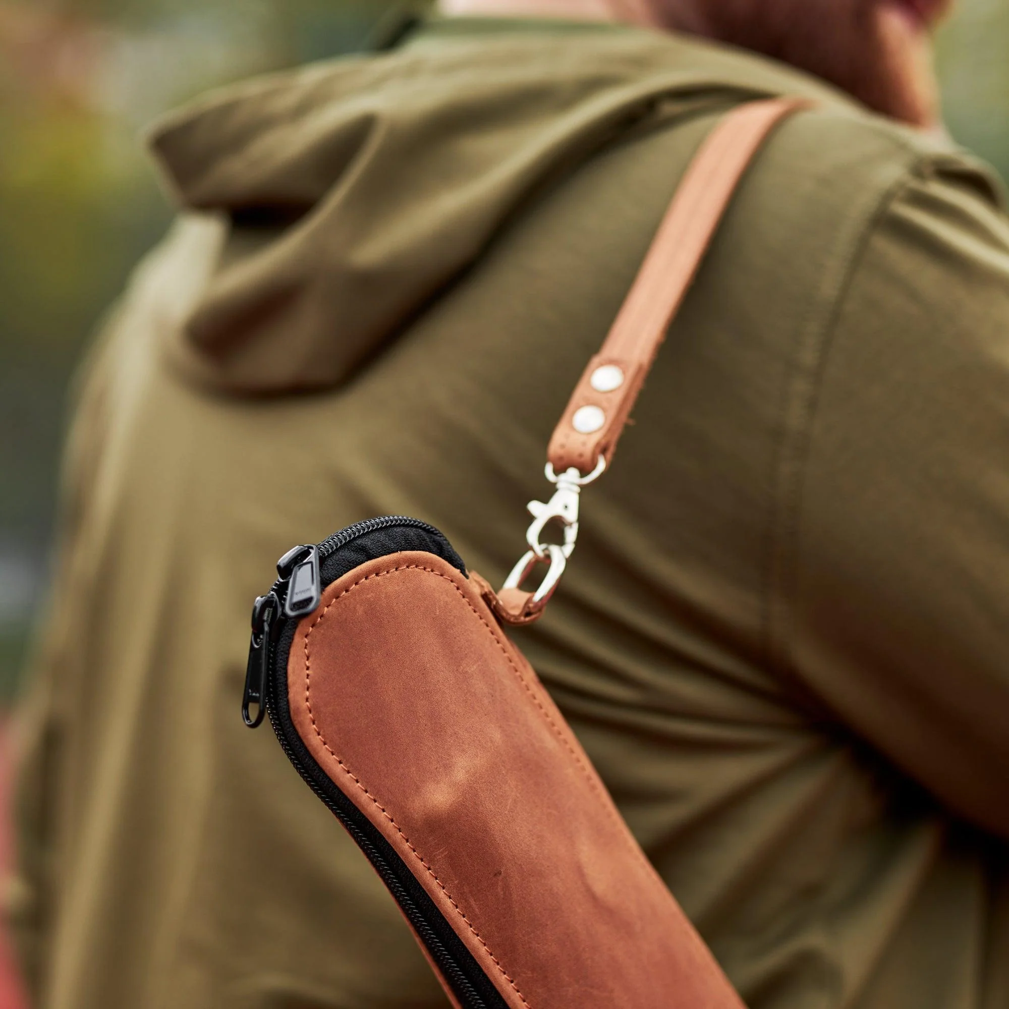 Leather Tennis Bag - Image 9