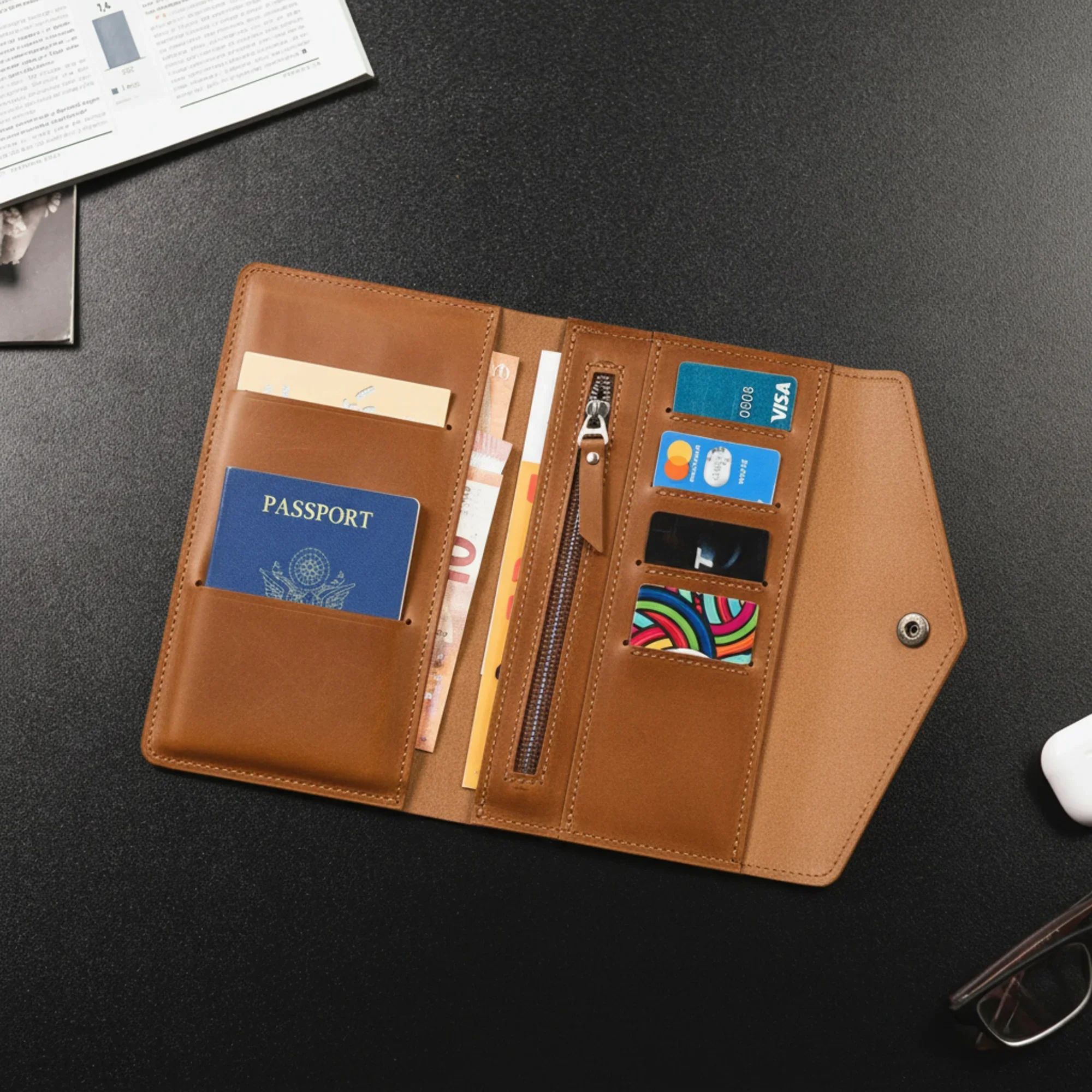 Leather Travel Wallet - Image 17