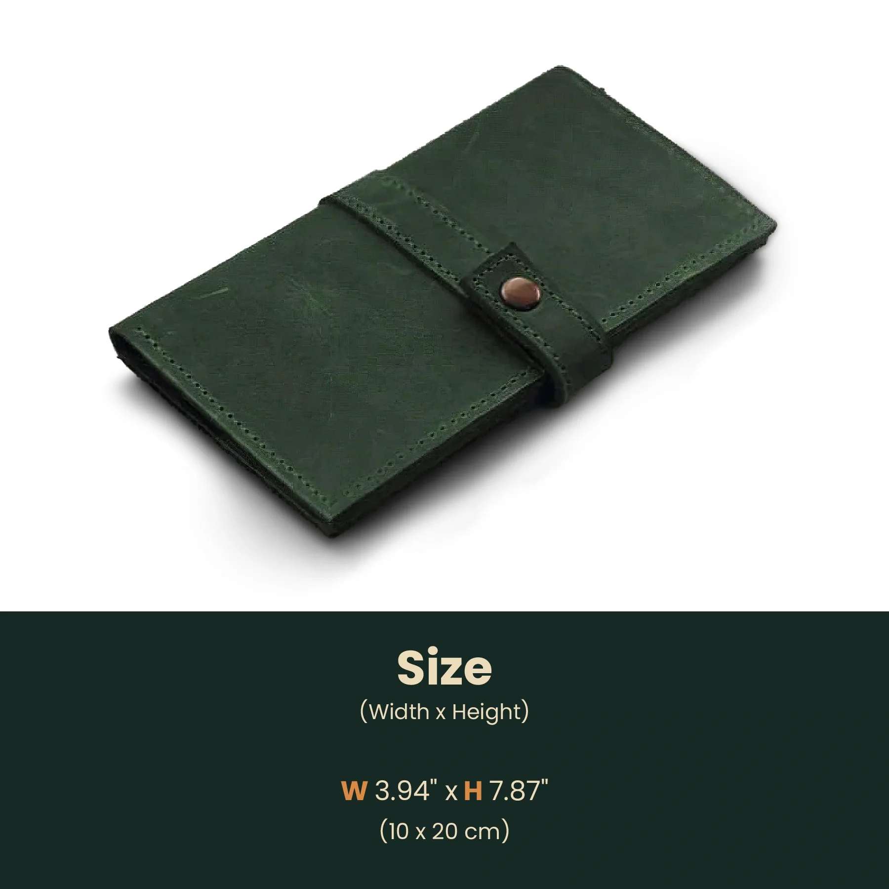 Snap Button Wallet Cambridge - Image 4