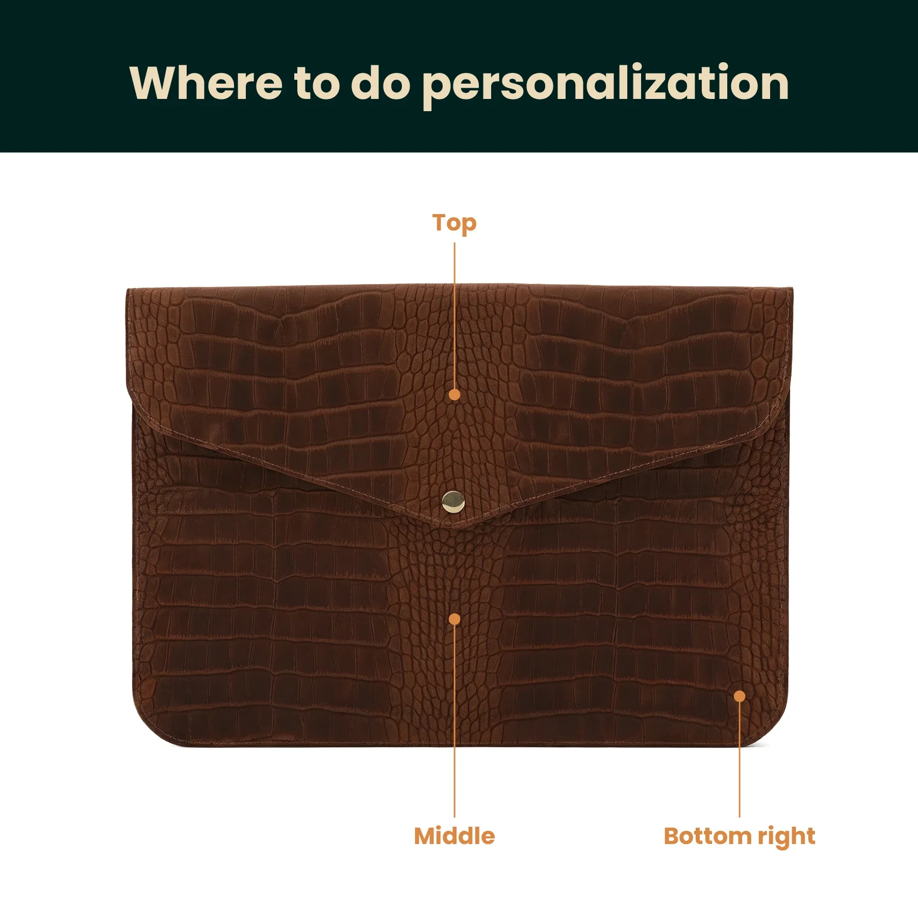 Leather Laptop Case - Image 5
