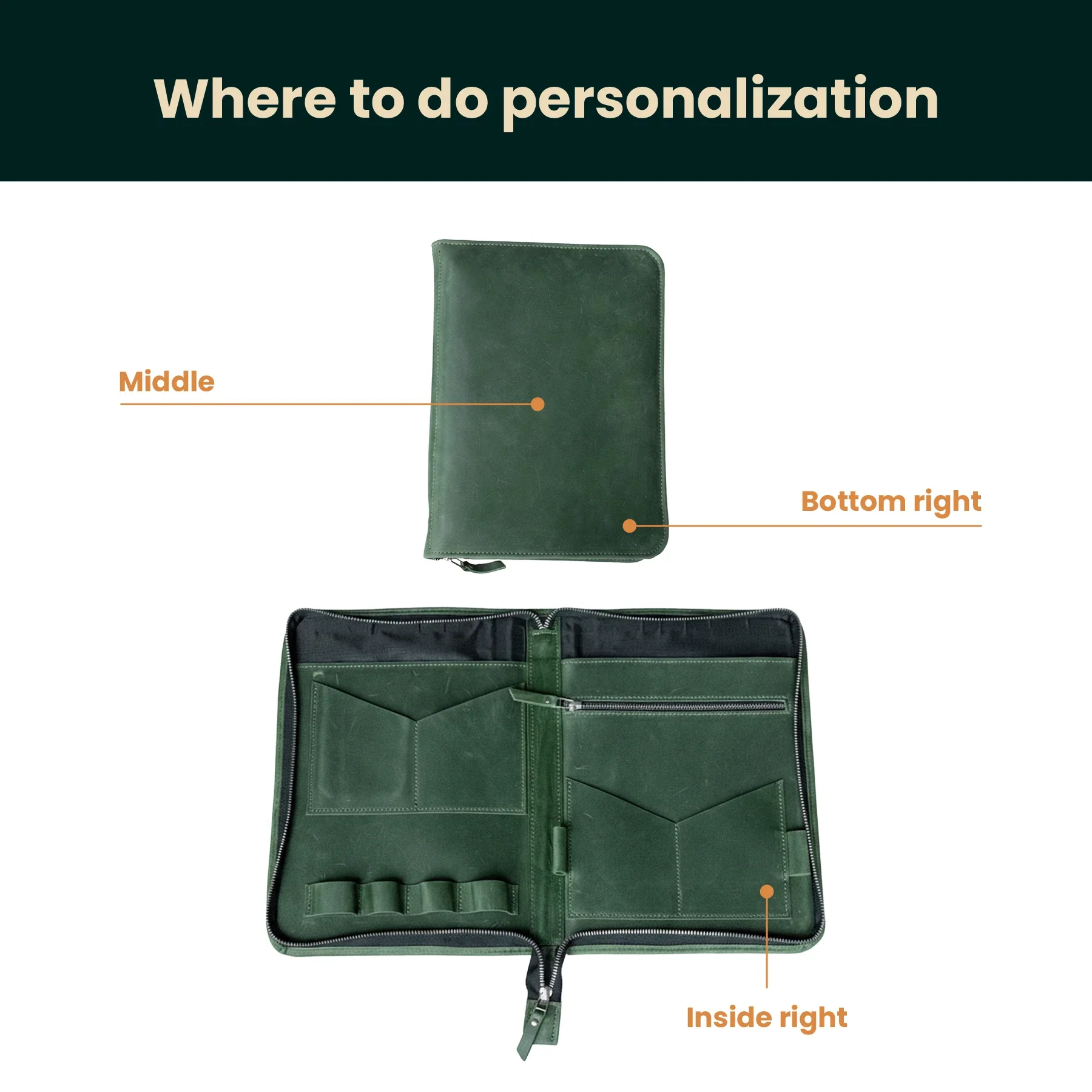 Zippered Padfolio Titan - Image 5