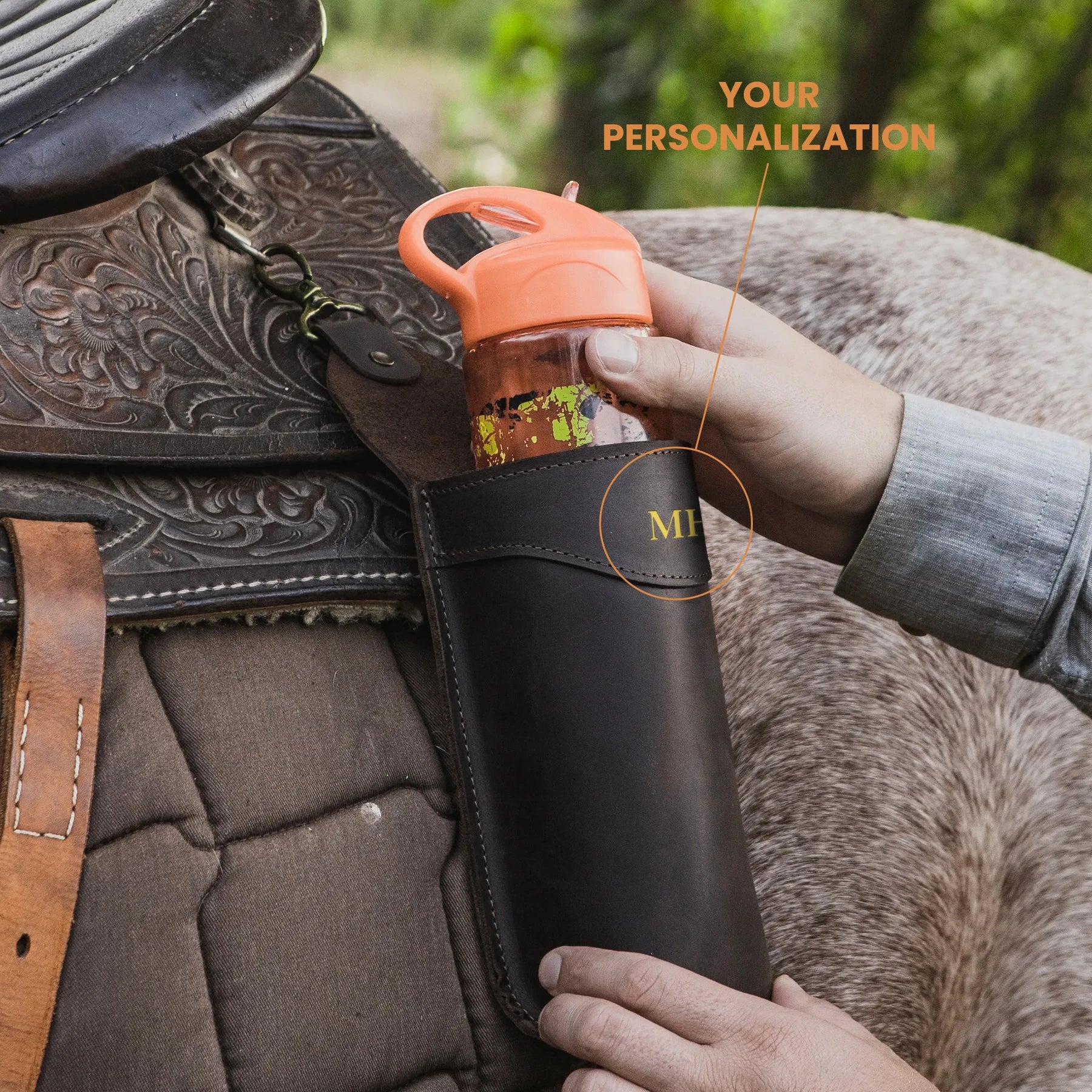 Saddle Bottle Holder Rider - Image 2