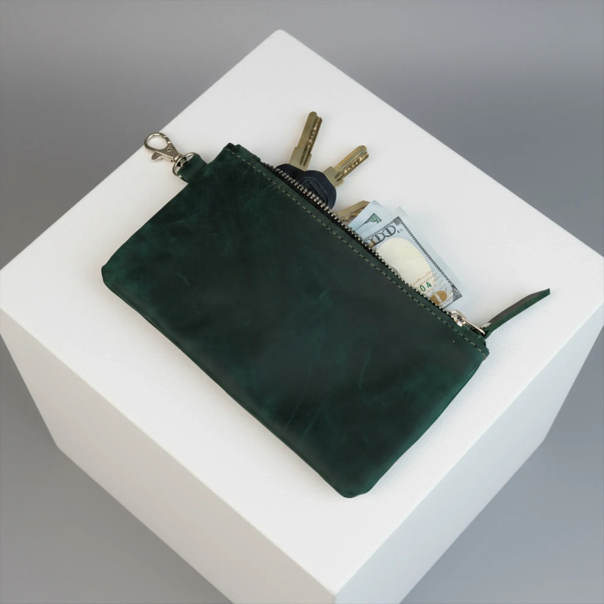 Zipper Pouch Keychain